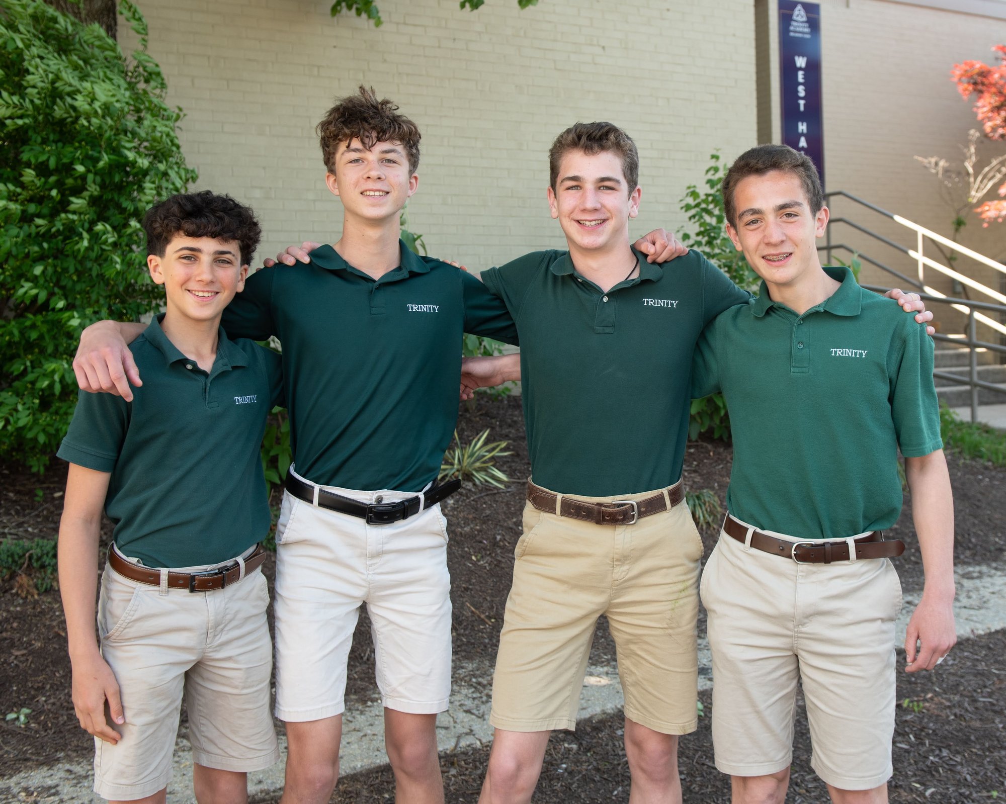 9th boys in front of West Hall (2)