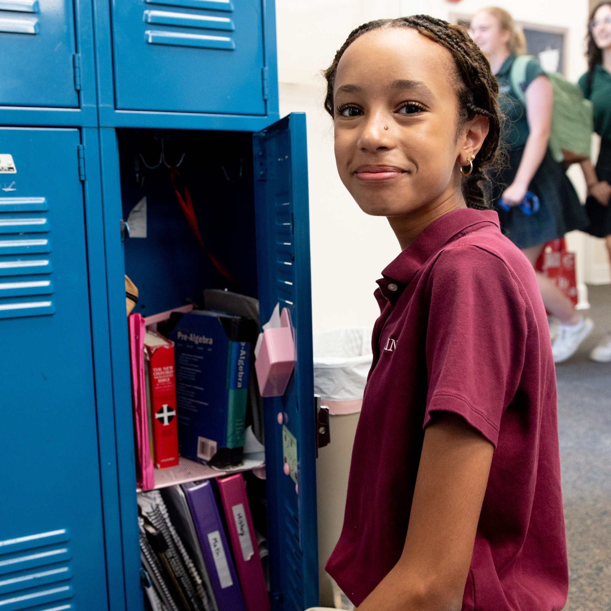 Liya at locker