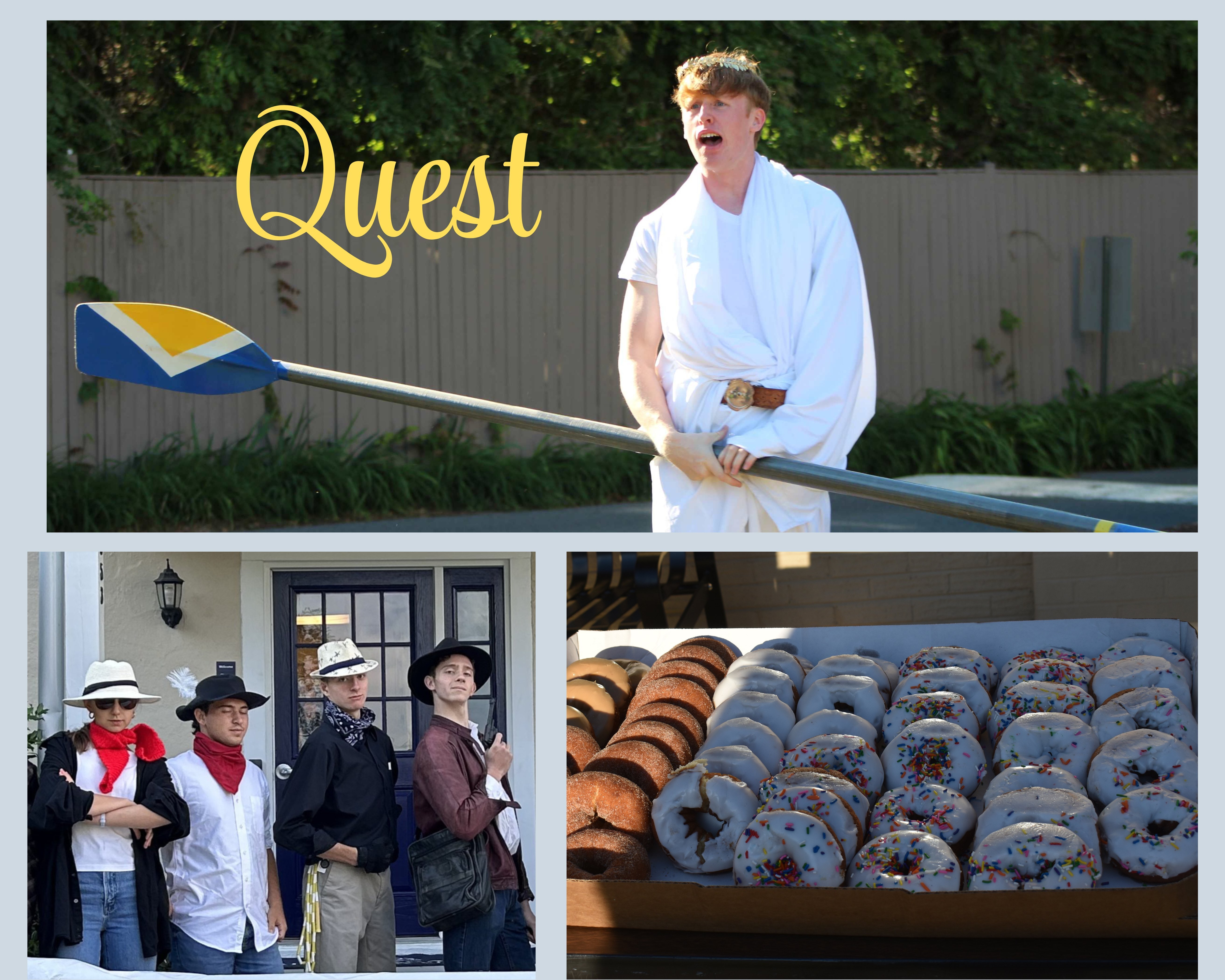 Students at Quest opening.