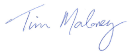 Tim Maloney signature